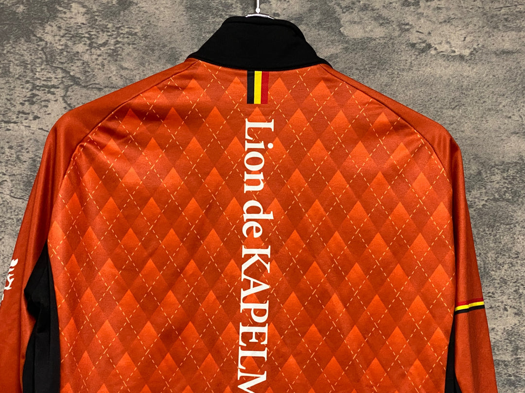 KO399 リオンドカペルミュール Lion de kapelmuur 長袖 サイクルジャケット オレンジ M