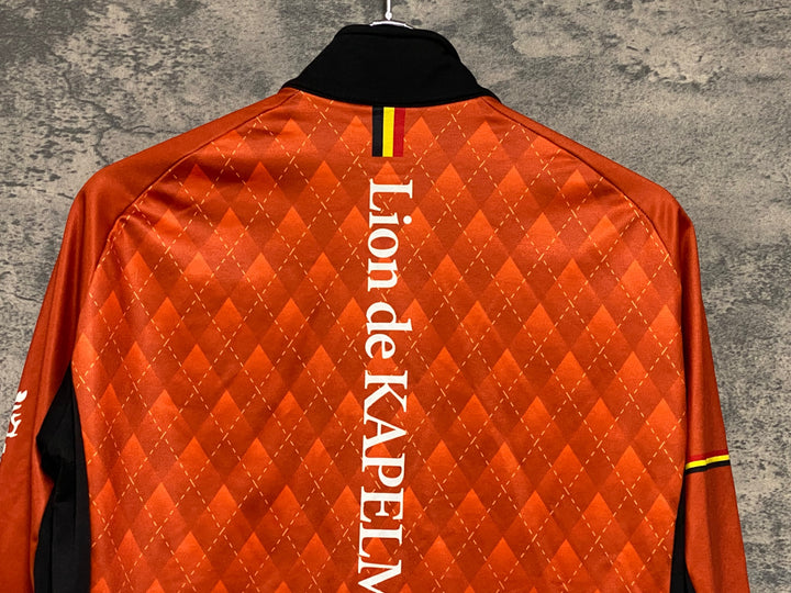 KO399 リオンドカペルミュール Lion de kapelmuur 長袖 サイクルジャケット オレンジ M