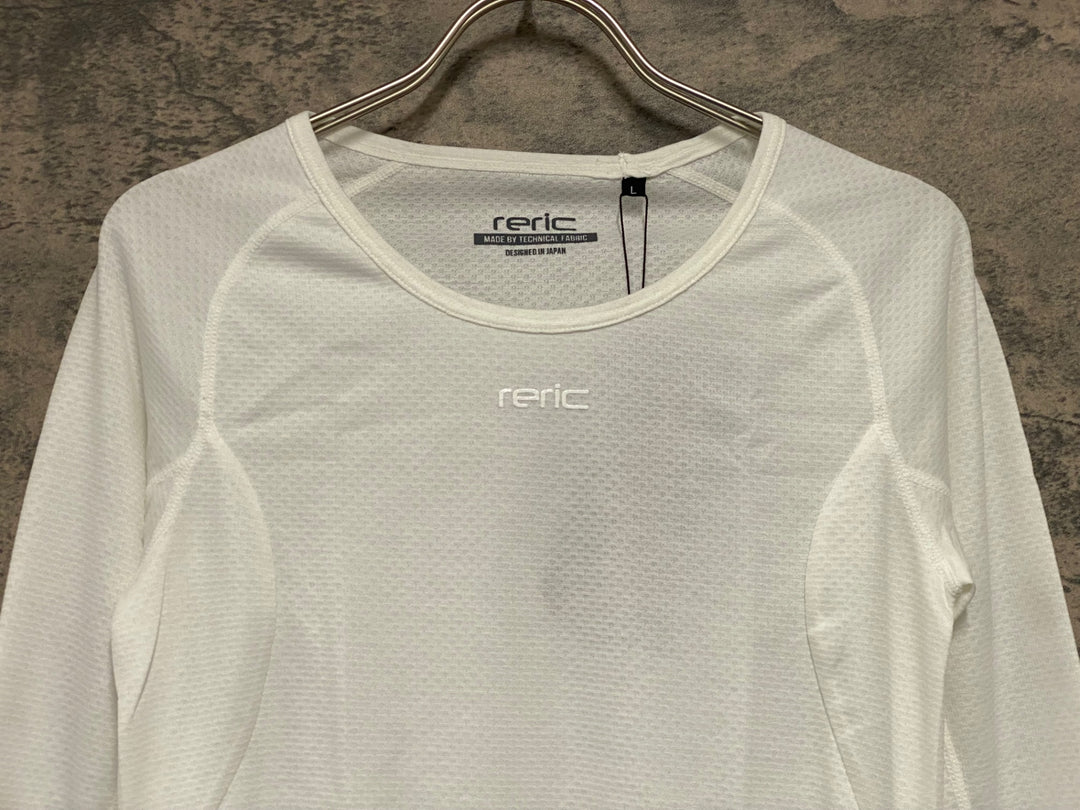 JW019 レリック reric Women's Semi-Fit Long Sleeve T-shirts 長袖 白 L レディース