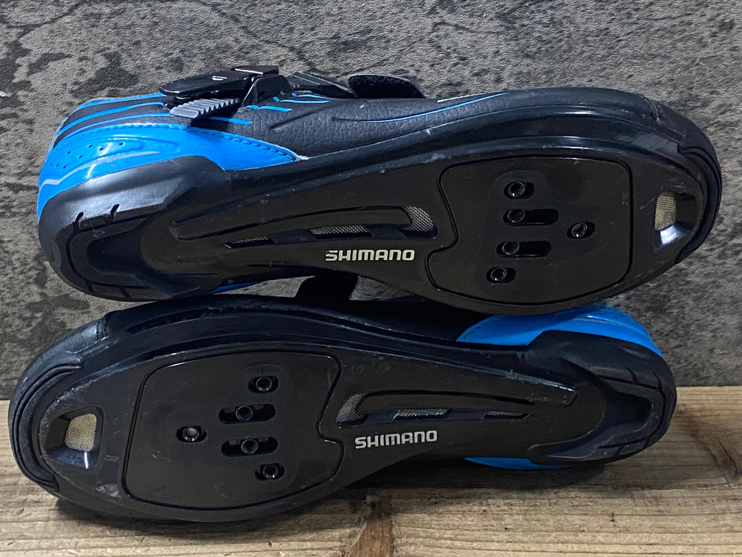 KI044 シマノ SHIMANO RP3 SH-PR300-S B ビンディングシューズ SPD SPD-SL 黒 EU42