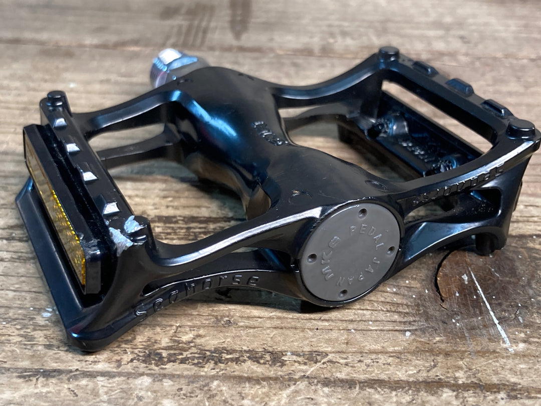 JI020 三ヶ島 MKS SEAHORSE フラットペダル 黒
