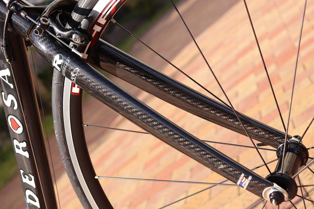 デローザ DE ROSA キング KING 2003年モデル 465サイズ カンパニョーロ レコード 10S カーボン ロードバイク 【芦屋店】