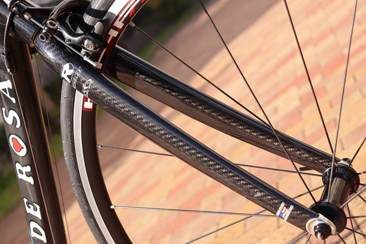デローザ DE ROSA キング KING 2003年モデル 465サイズ カンパニョーロ レコード 10S カーボン ロードバイク 【芦屋店】