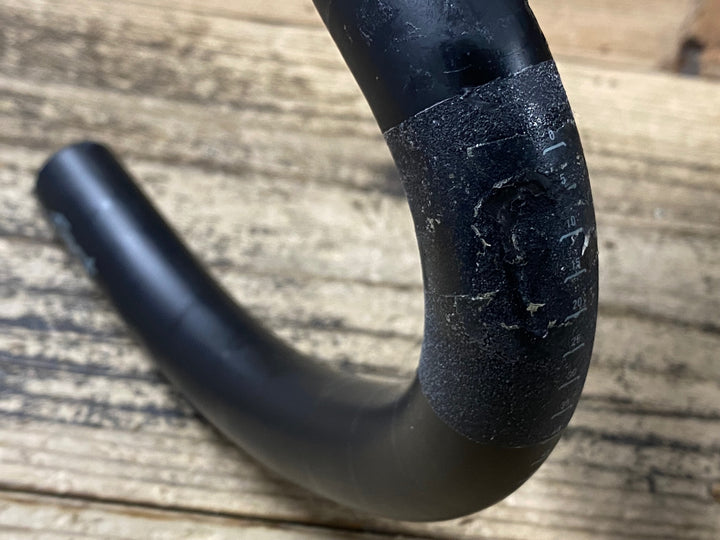 JT347 スペシャライズド SPECIALIZED S-WORKS AEROFLYⅡ カーボン ドロップハンドル ブラケット部C-C 400mm ※クランプ凹み ジャンク