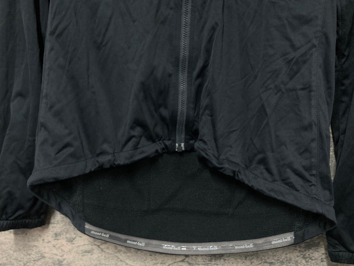 KC192 モンベル mont-bell 長袖 サイクルジャケット 黒 XS 裏起毛