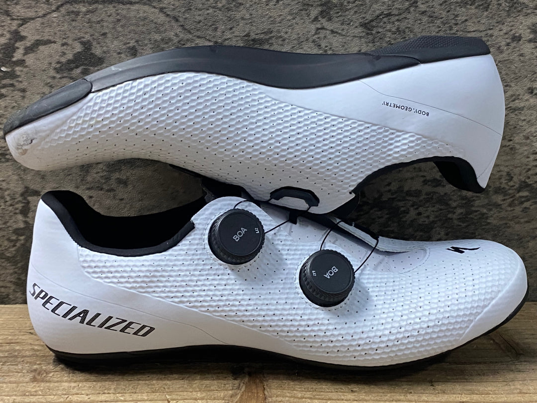 KK577 スペシャライズド SPECIALIZED トーチ Torch 3.0 ビンディングシューズ 白 EU42