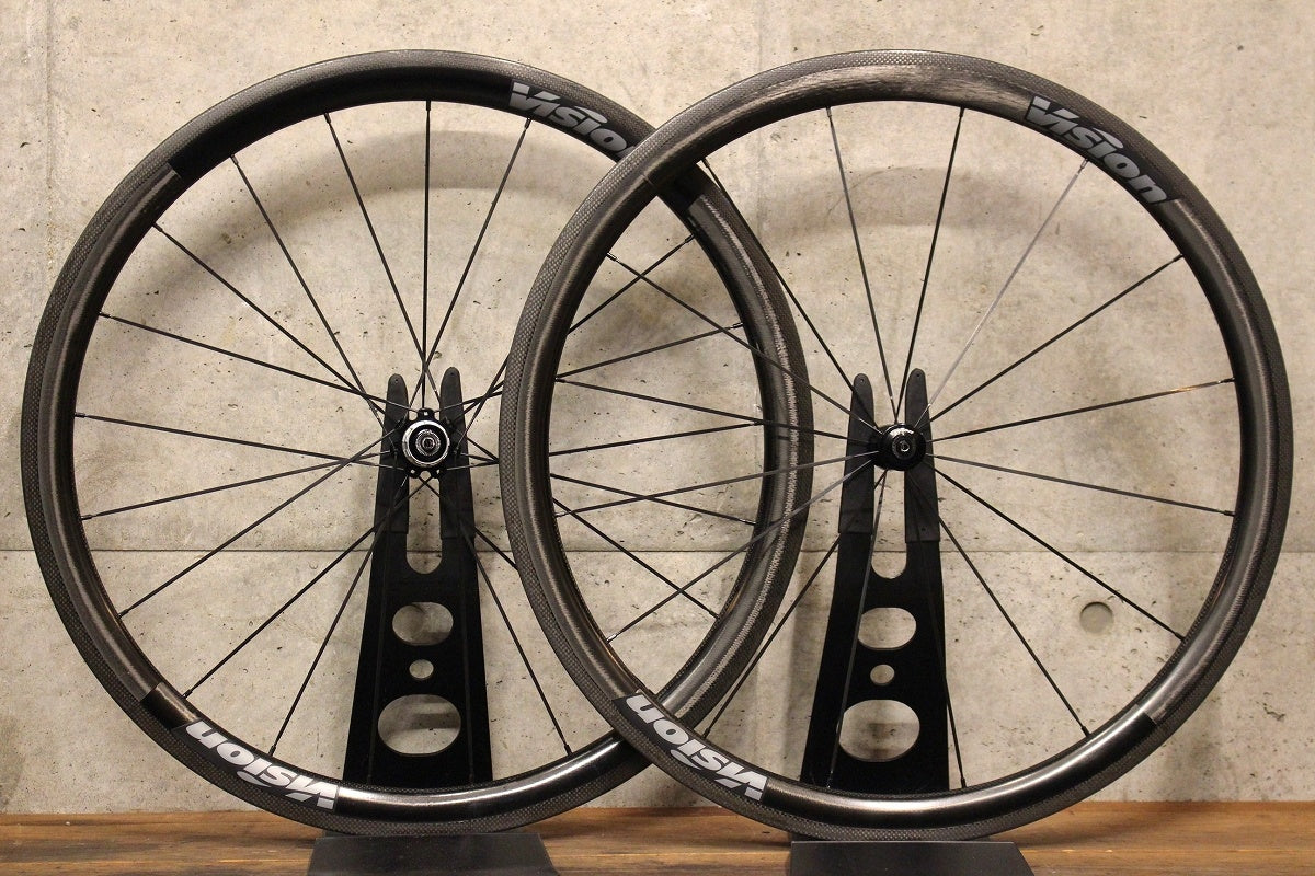 ヴィジョン VISION トライマックス TRIMAX CARBON 40 LTD カーボン クリンチャー ホイールセット シマノ 12/1 –  BICI AMORE ONLINE STORE