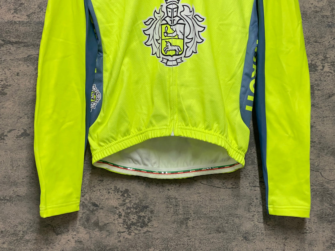 KJ867 スポーツフル sportful 裏起毛 長袖 サイクルジャージ 黄 M TINKOFF