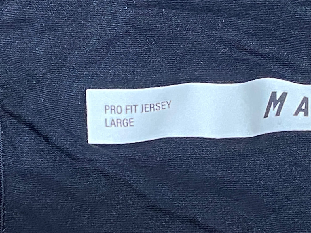 JP777 マープ MAAP PRO FIT JERSEY 長袖サイクルジャージ 黒 L