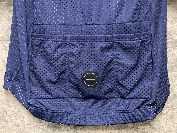 KI124 カフェドシクリシテ CAFE DU CYCLISTE MAGALIE Woman 半袖 サイクルジャージ 紺 XS