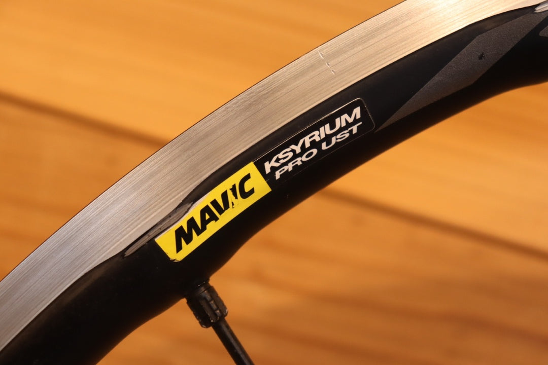 マヴィック MAVIC キシリウム プロ KSYRIUM PRO UST アルミ チューブレス ホイールセット シマノ12/11S 17C 【千葉店】