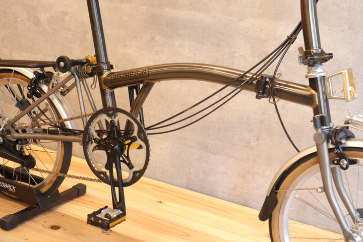 ブロンプトン BROMPTON S6R ブラックラッカー 2021モデル Black Lacquer 16インチ ミニベロ 折り畳み 小径車 チタンフォーク チタンバック 【さいたま浦和店】