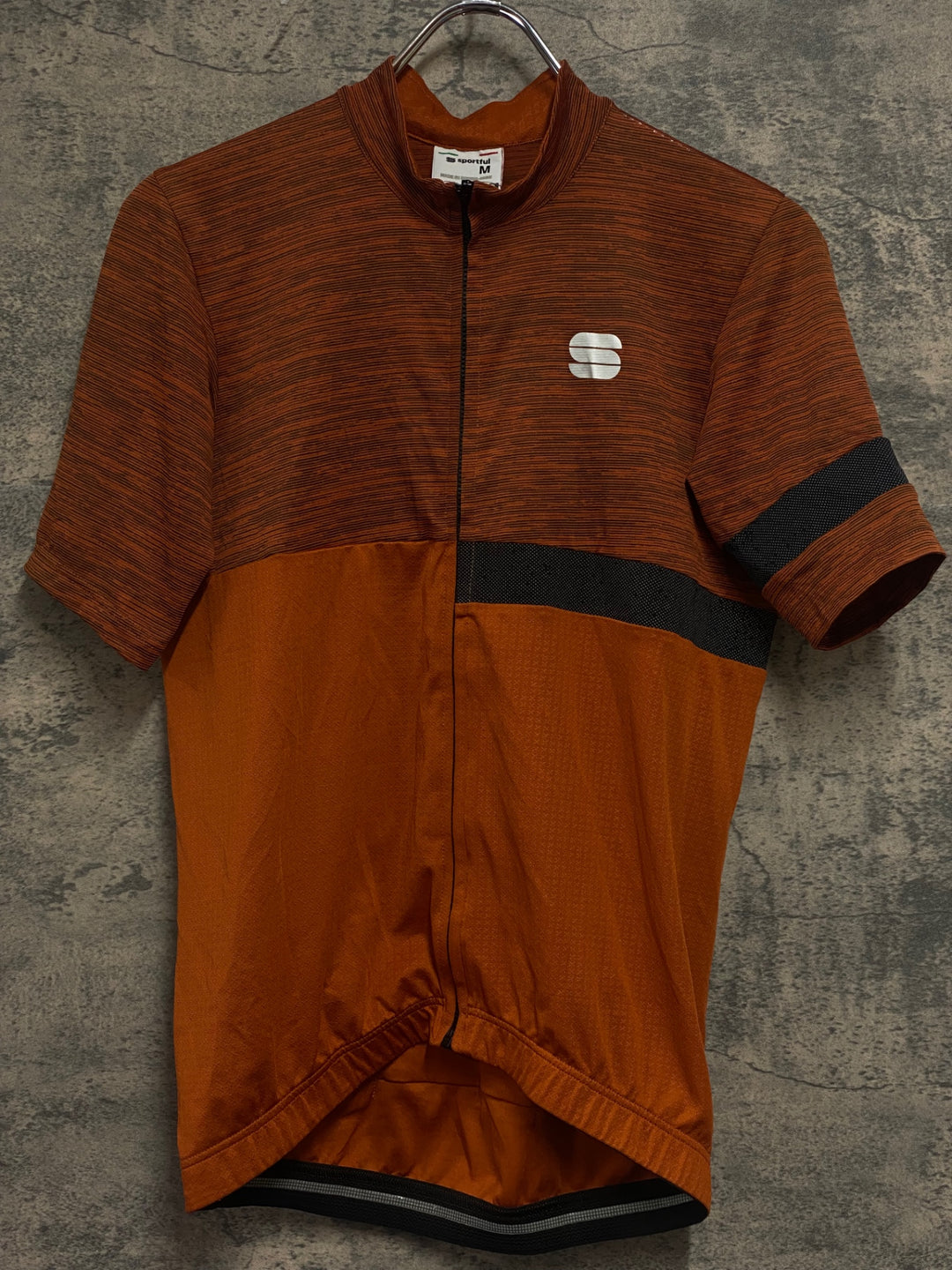 JQ826 スポーツフル sportful 半袖 サイクルジャージ オレンジ M ※ほつれあり