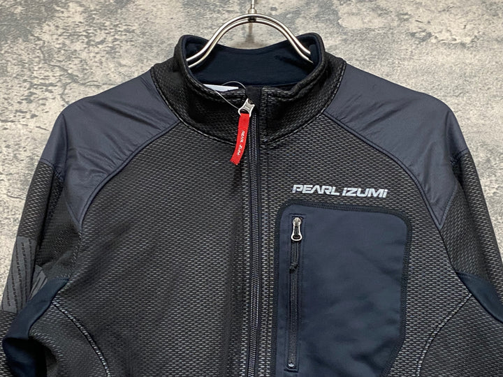 JN963 パールイズミ PEARL iZUMi 長袖 サイクルジャケット 黒 L 裏起毛 WINDBREAK