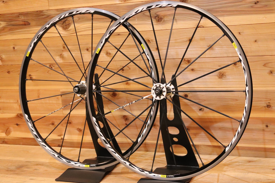 マヴィック MAVIC キシリウム KSYRIUM SR シマノ 11S/12S 15C アルミ クリンチャー カーボンスポーク リムブレーキ ロードバイク ホイールセット 【広島店】