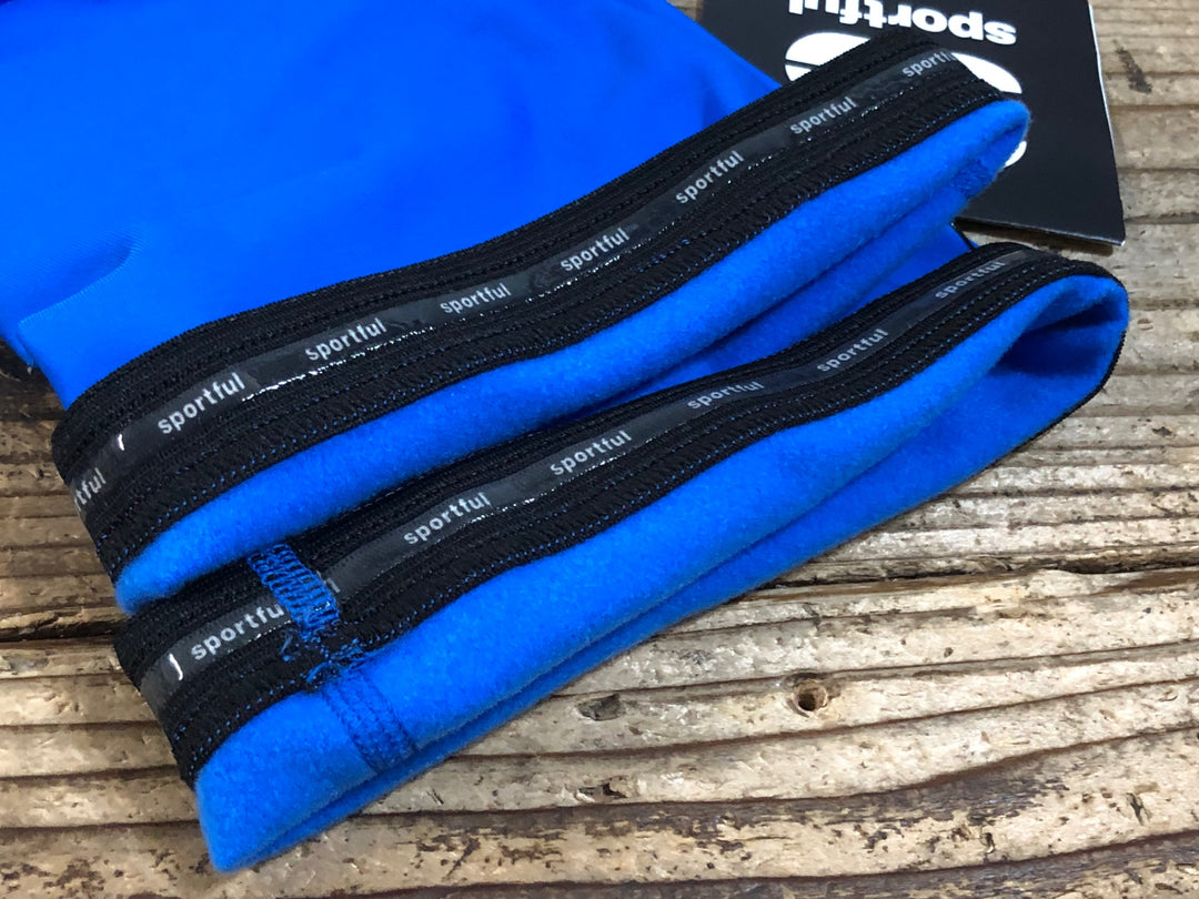 JS540 スポーツフル SPORTFUL LEG WARMWERS レッグウォーマー  青 S 裏起毛