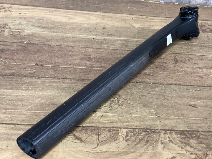 JQ414 スペシャライズド SPECIALIZED S-WORKS TARMAC SL7 カーボン シートポスト 390mm ※固定部クラックの為ジャンク