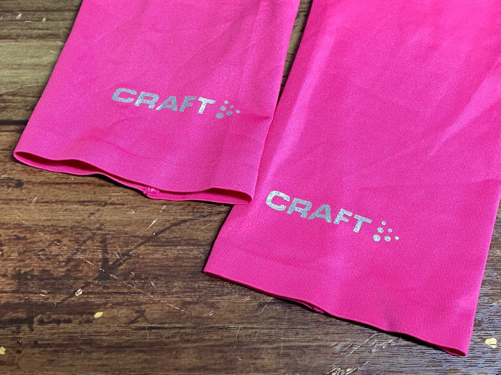 JI932 クラフト CRAFT アームカバー ピンク S/M
