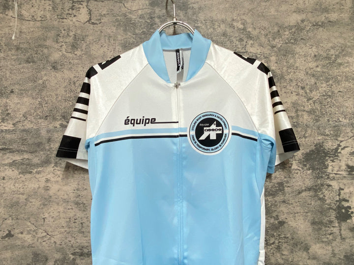 KA778 アソス Assos 半袖 サイクルジャージ 白 水色 M