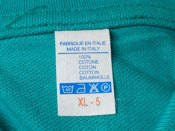 KJ053 G.G CICLI MONTI BAGGIO ポロシャツ ターコイズ XL