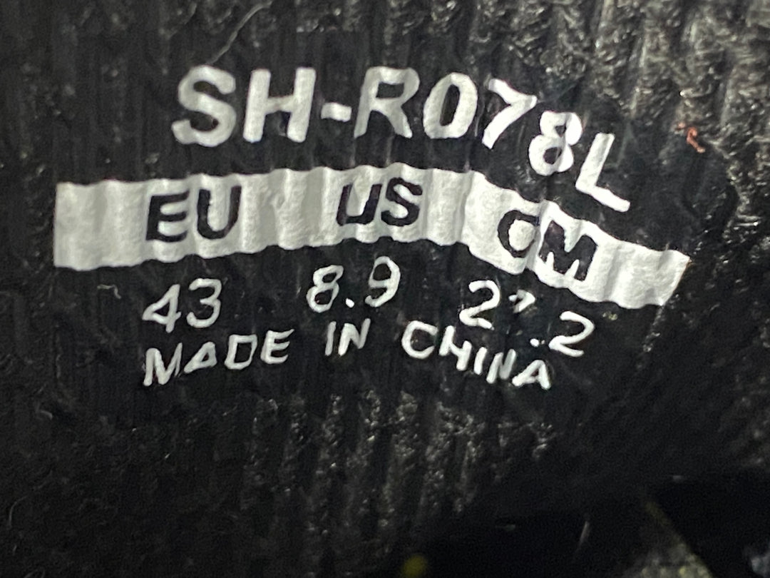 KB664 SHIMANO シマノ SH-R078L ビンディングシューズ EU43 SPD-SL