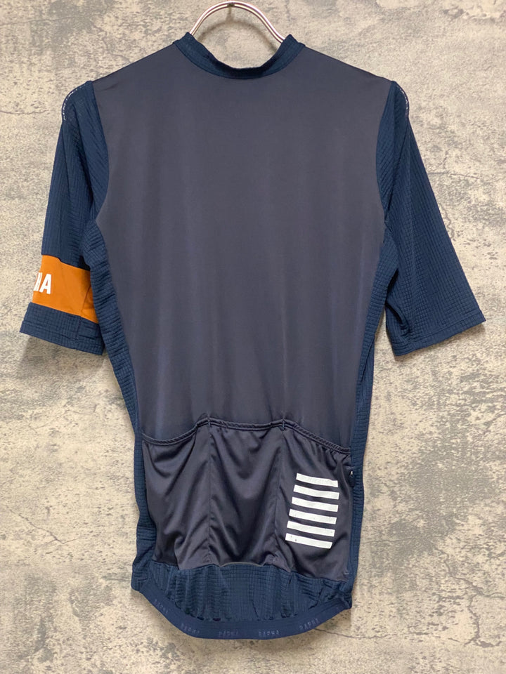 KC833 ラファ Rapha PRO TEAM FRYWEIGHT JERSEY 半袖 サイクルジャージ 濃紺 XS