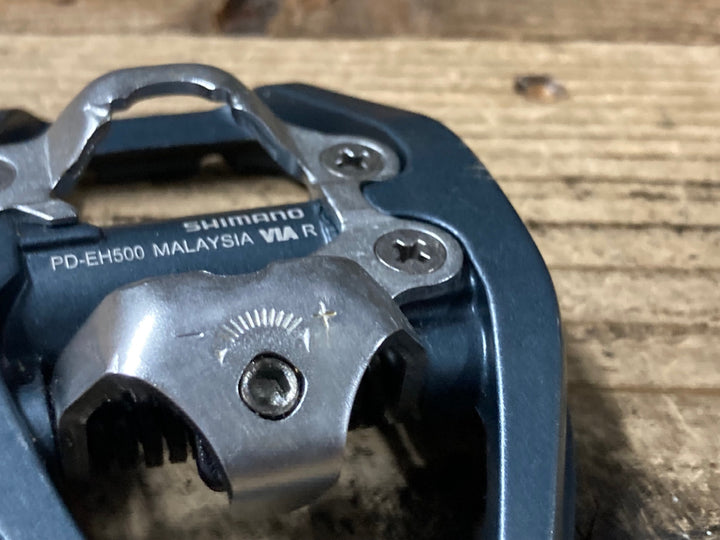 JY786 シマノ SHIMANO PD-EH500 ビンディングペダル SPD 片面フラット