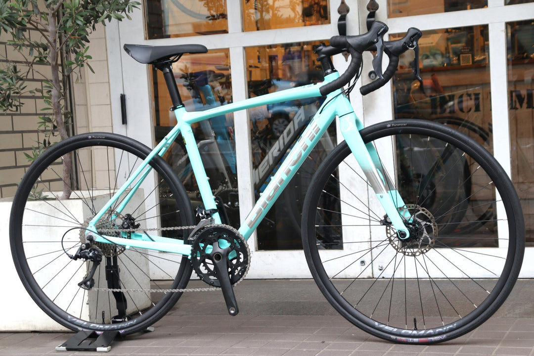 ビアンキ Bianchi ヴィア ニローネ ディスク Via Nirone7 DISC 2023モデル 53サイズ シマノ ソラ R3000 MIX 9S アルミ ロードバイク 【横浜店】