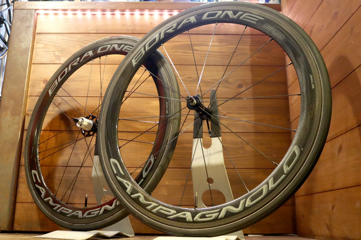 カンパニョーロ Campagnolo ボーラワン BORA ONE 50 AC3 カーボン チューブラー ホイールセット シマノ12S/11S  【南麻布店】