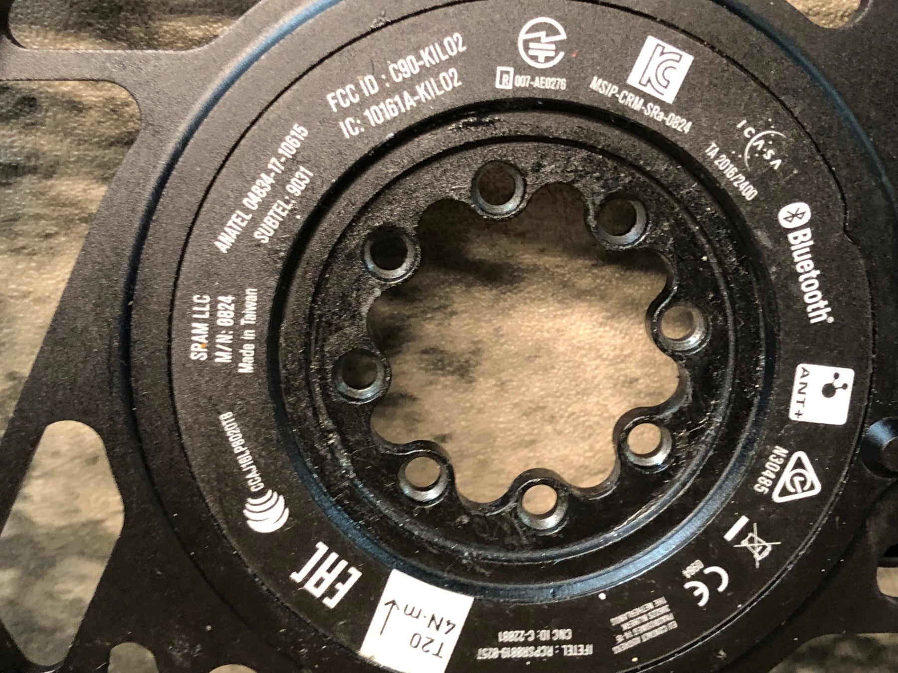 JP262 スラム SRAM RED E-TAP AXS 50/37T チェーンリング パワー