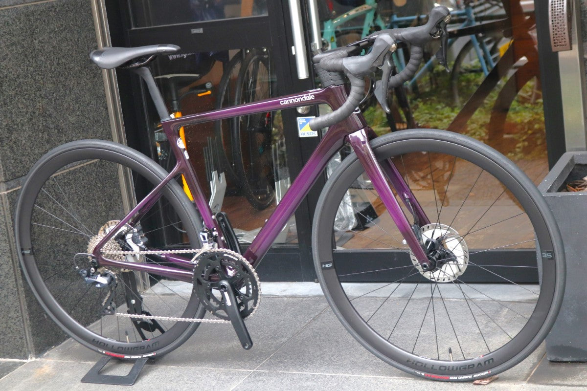 キャノンデールスーパーシックスエボ2022 ホログラムカーボンホイール