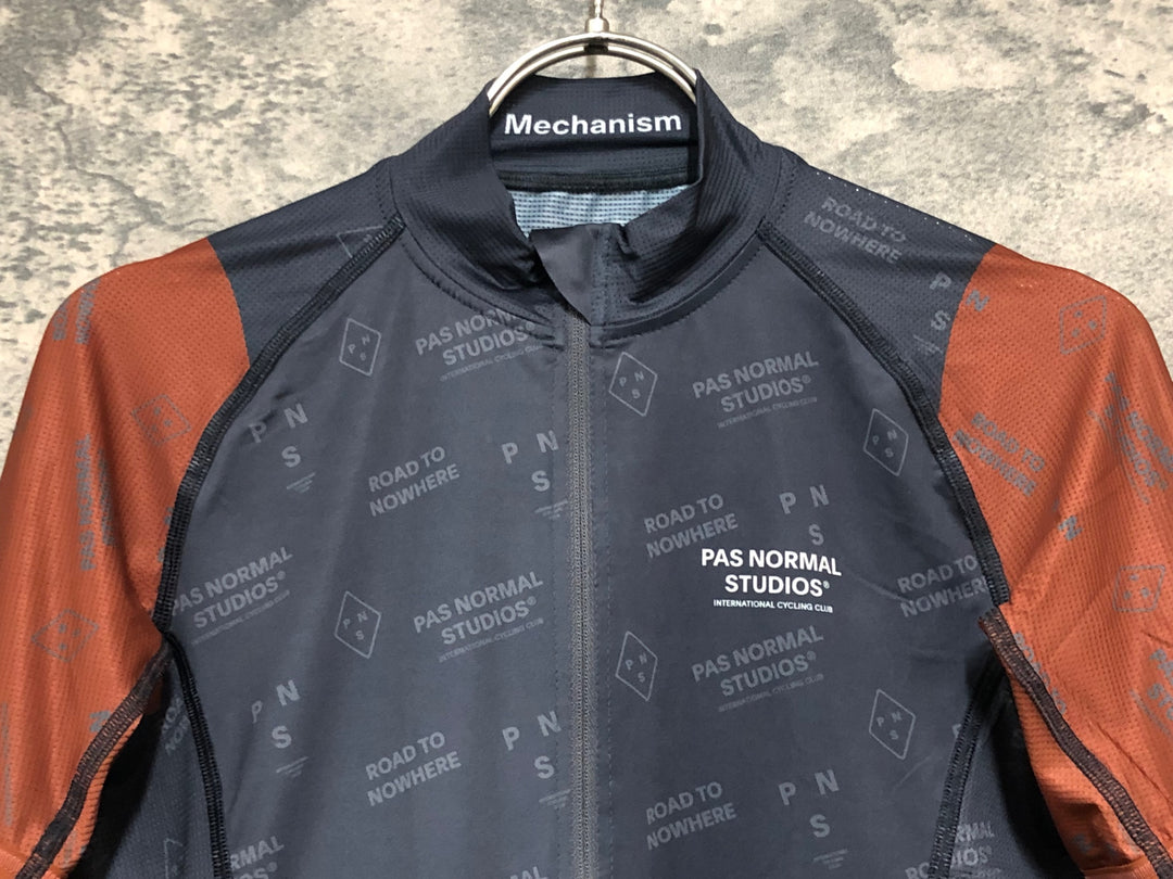 KM754 パスノーマルスタジオ PAS NORMAL STUDIOS MECHANISM LATE DROP JERSEY 半袖 サイクルジャージ S