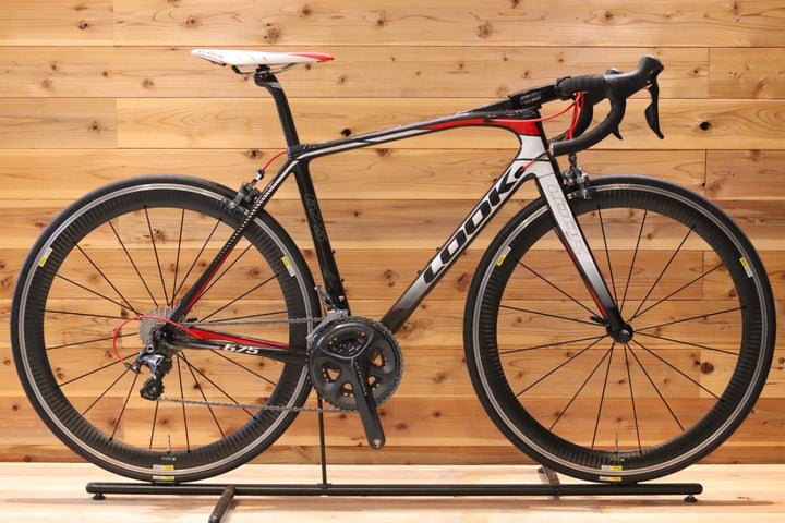 ルック LOOK 675 2015モデル 49(XS)サイズ シマノ アルテグラ 6800 11S COSMIC SLS RIM 13C カーボン ロードバイク 【広島店】