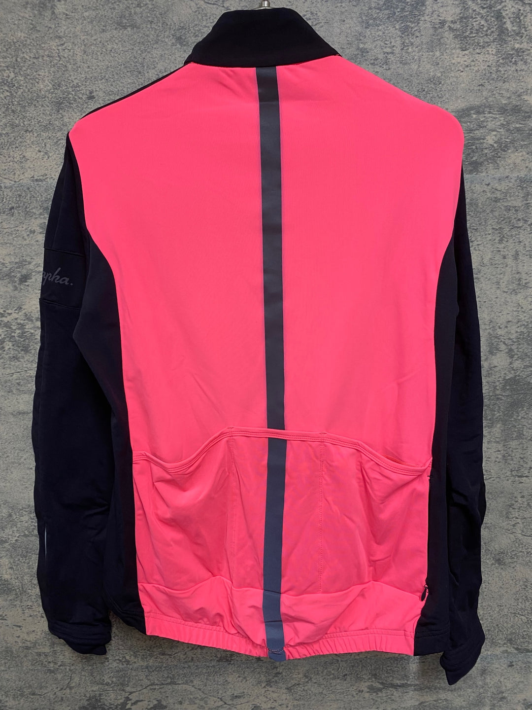 JY126 ラファ Rapha SOUPLESS JACKET 長袖 サイクルジャケット 裏起毛 黒 M