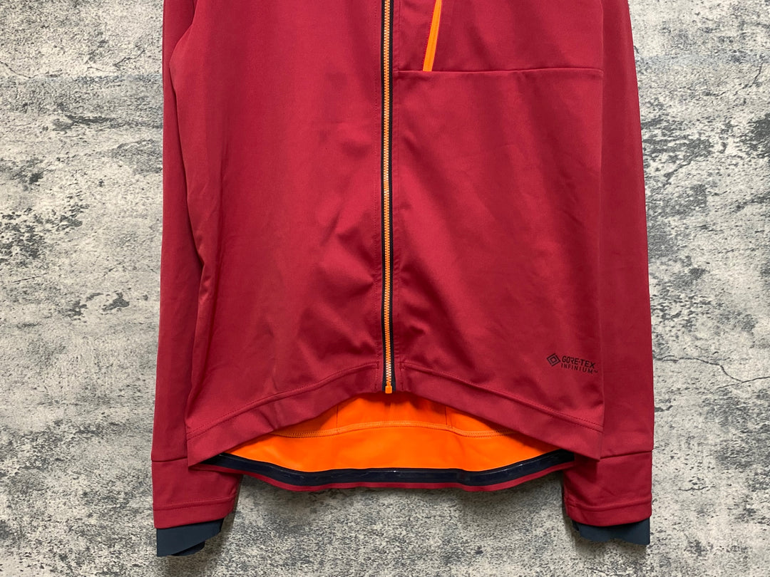 JP538 カステリ CASTELLI 長袖 サイクルジャケット 赤 L GORE-TEX INFINIUM