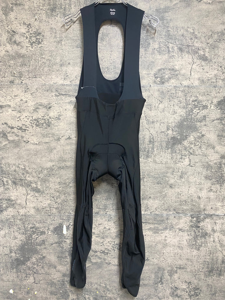 KR267 ラファ Rapha CORE WINTER TIGHTS WITH PAD ビブタイツ 黒 M 裏起毛