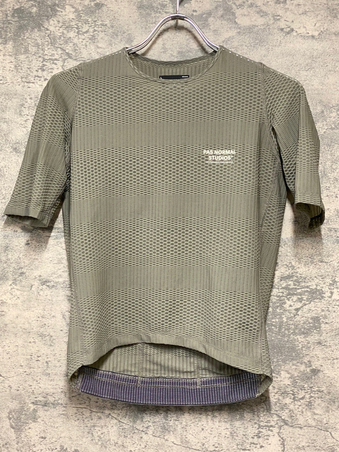 KJ284 パスノーマルスタジオ PAS NORMAL STUDIOS Men's Mechanism Pro Zipless Jersey 半袖 サイクルジャージ カーキ L