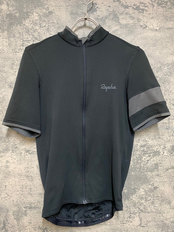 JO352 ラファ Rapha SUPER LIGHTWEIGHT JERSEY 半袖サイクルジャージ S 黒