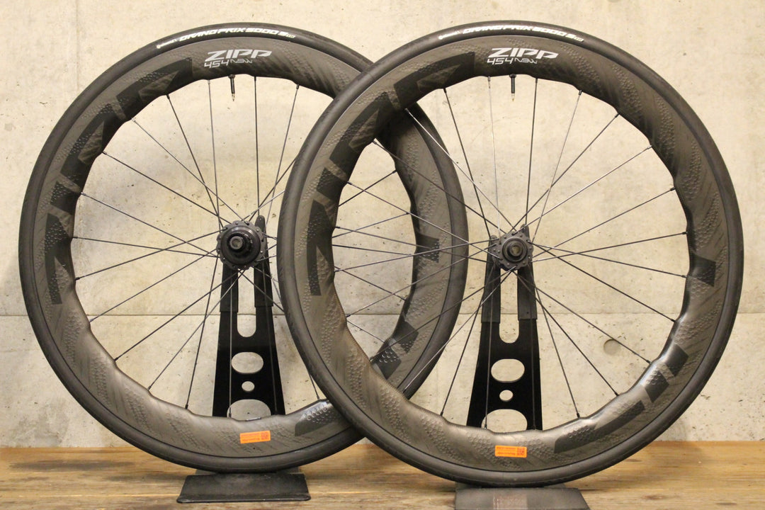 ジップ ZIPP NSW454 Tubeless DISC カーボン チューブレス ホイールセット シマノフリー 12S/11S フックレス 【福岡店】