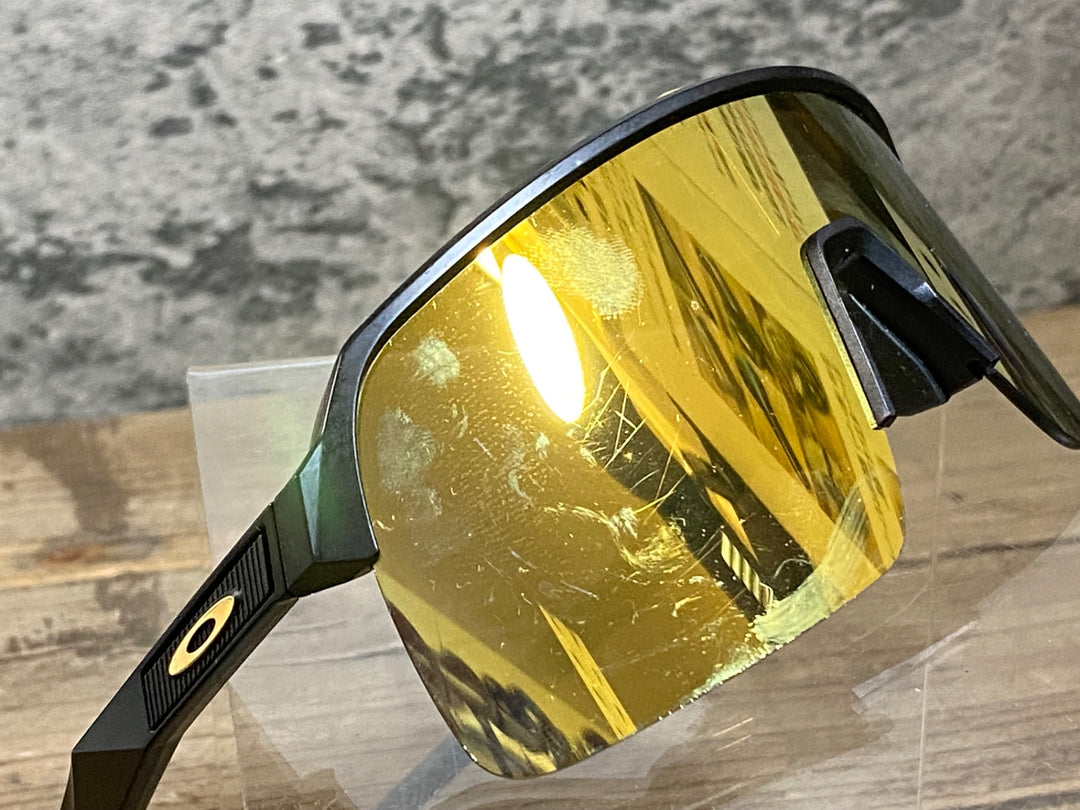 KG538 オークリー OAKLEY SUTRO Lite サングラス アイウェア 黒 PRIZM ROAD レンズ傷