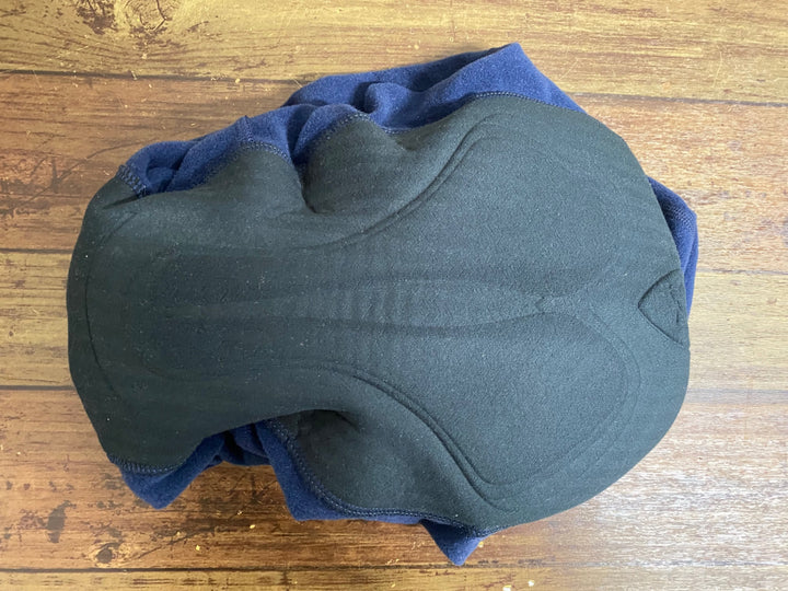 JP769 パスノーマルスタジオ PAS NORMAL STUDIOS Men's Essential Thermal BIBS ビブショーツ 紺 M 裏起毛 ほつれあり