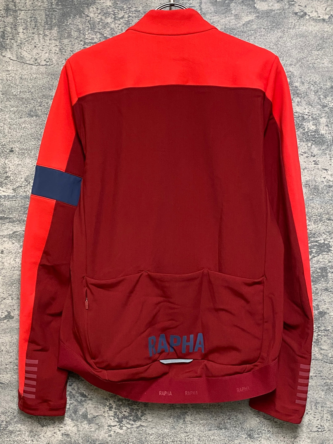 JP298 ラファ Rapha WOMEN'S PRO TEAM WINTER JACKET 長袖 サイクルジャケット 赤 XL 裏起毛 レディース