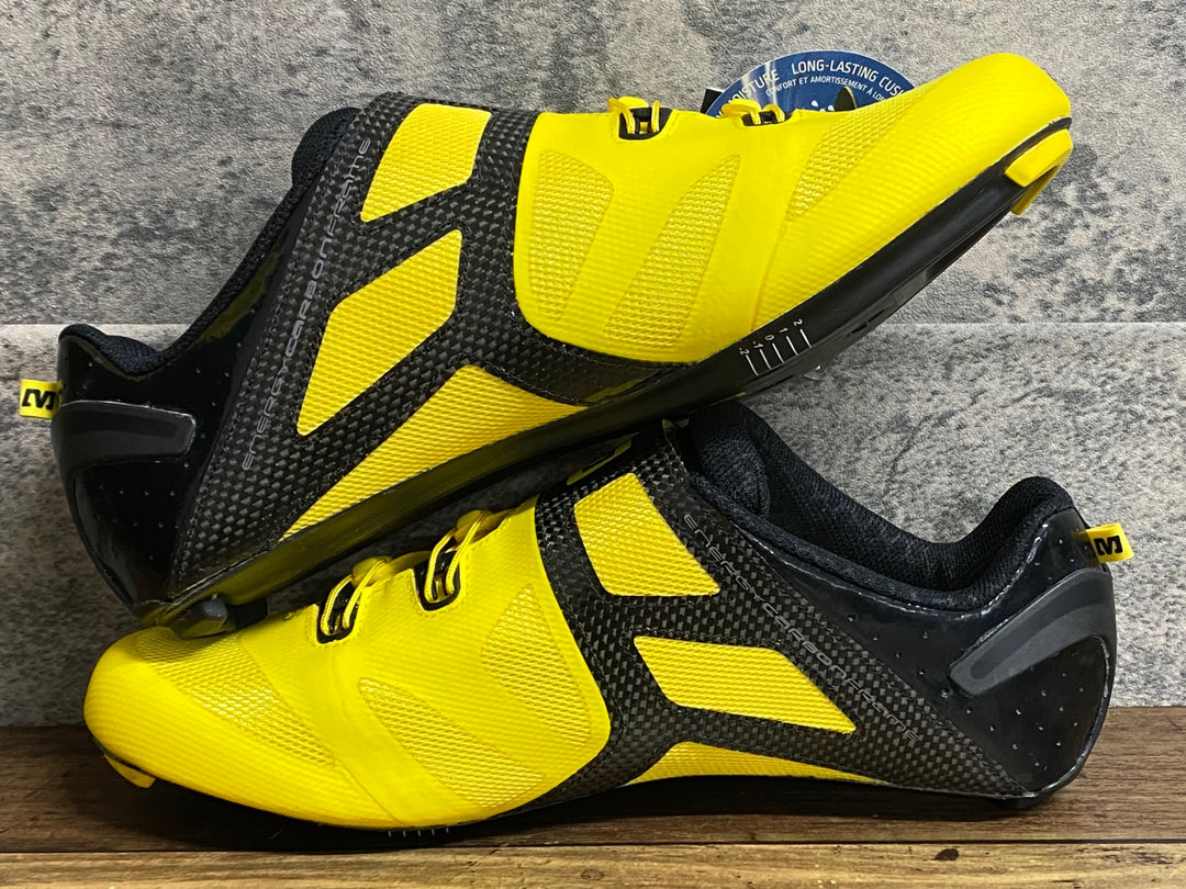 JY009 マヴィック MAVIC Cosmic Ultimate ビンディングシューズ 3穴 黄黒 EU41 1/3