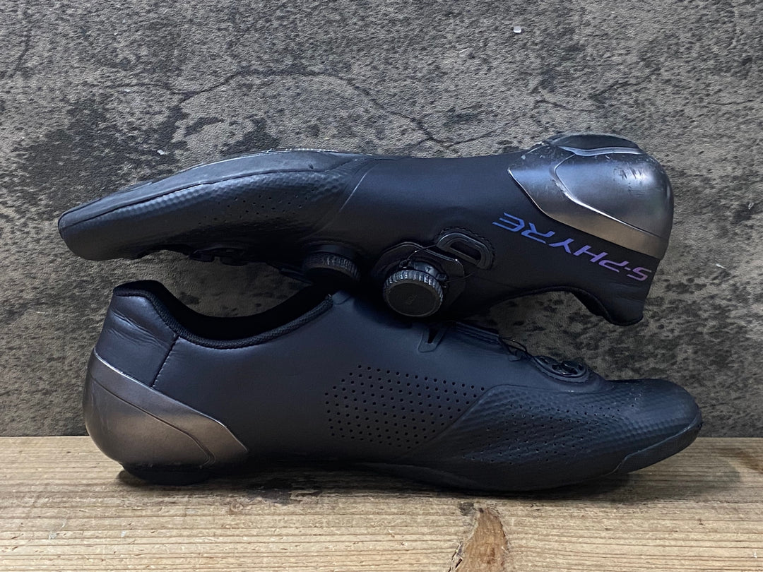 KO727 シマノ SHIMANO エスファイア S-PHYRE SH-RC902M-L01-S ビンディングシューズ EU44 3穴 黒
