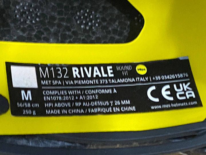 KK576 メット MET RIVALE ヘルメット 白 M MIPS 2024年3月製