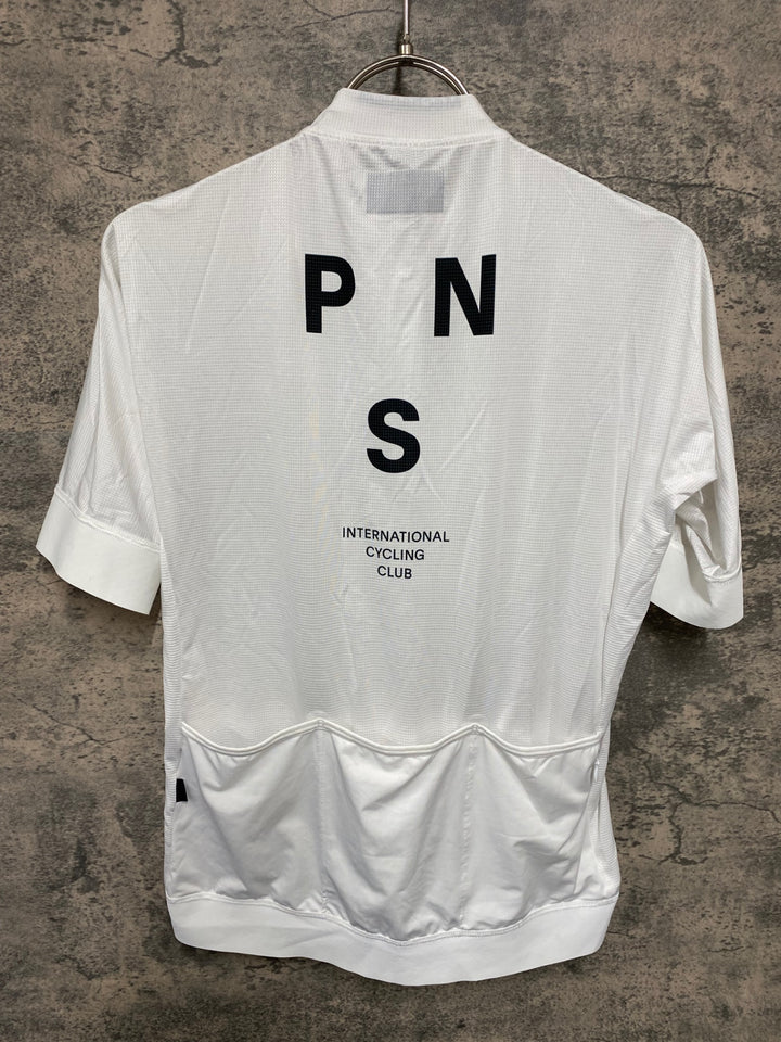 KA548 パスノーマルスタジオ PAS NORMAL STUDIOS MECHANISM JERSEY 半袖 サイクルジャージ 白 L