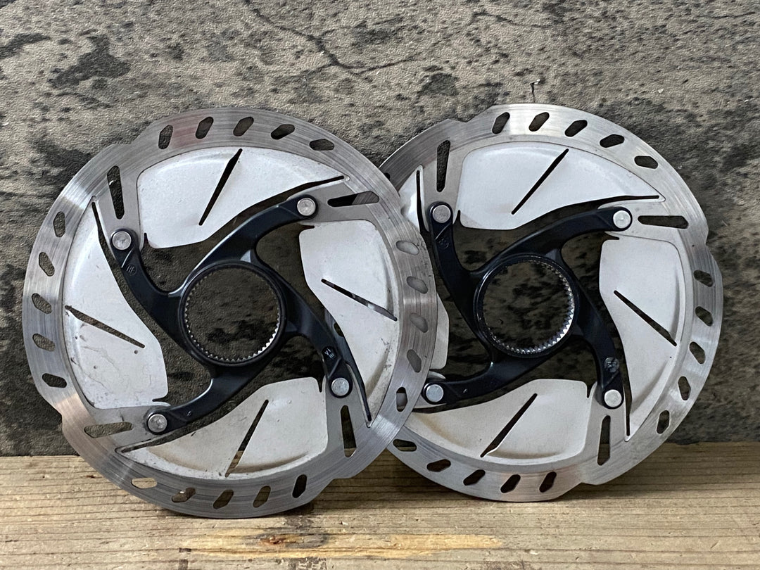 KI662 シマノ SHIMANO SM-RT800 ディスクブレーキローター 2枚セット Φ160 厚さ1.63/1.66mm