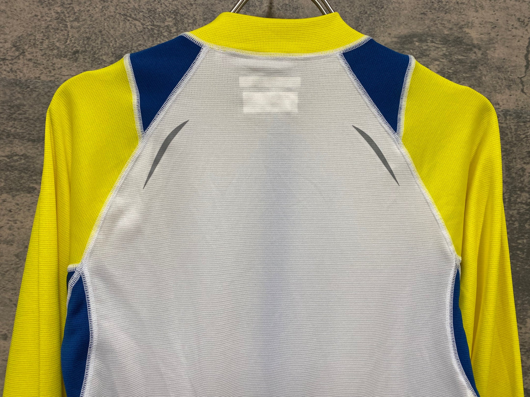 KF370 コロンビア Columbia 長袖 サイクルジャージ 白 黄 青 XS
