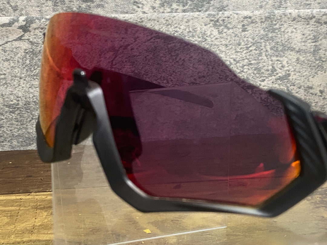 JY292 オークリー OAKLEY フライトジャケット FLIGHT JACKET Prizm Road OO9401-0137 黒 サングラス