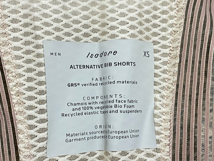 JQ535 イザドア Isadore ALTERNATIVE BIB SHORTS ビブショーツ ベージュ XS ※汚れあり